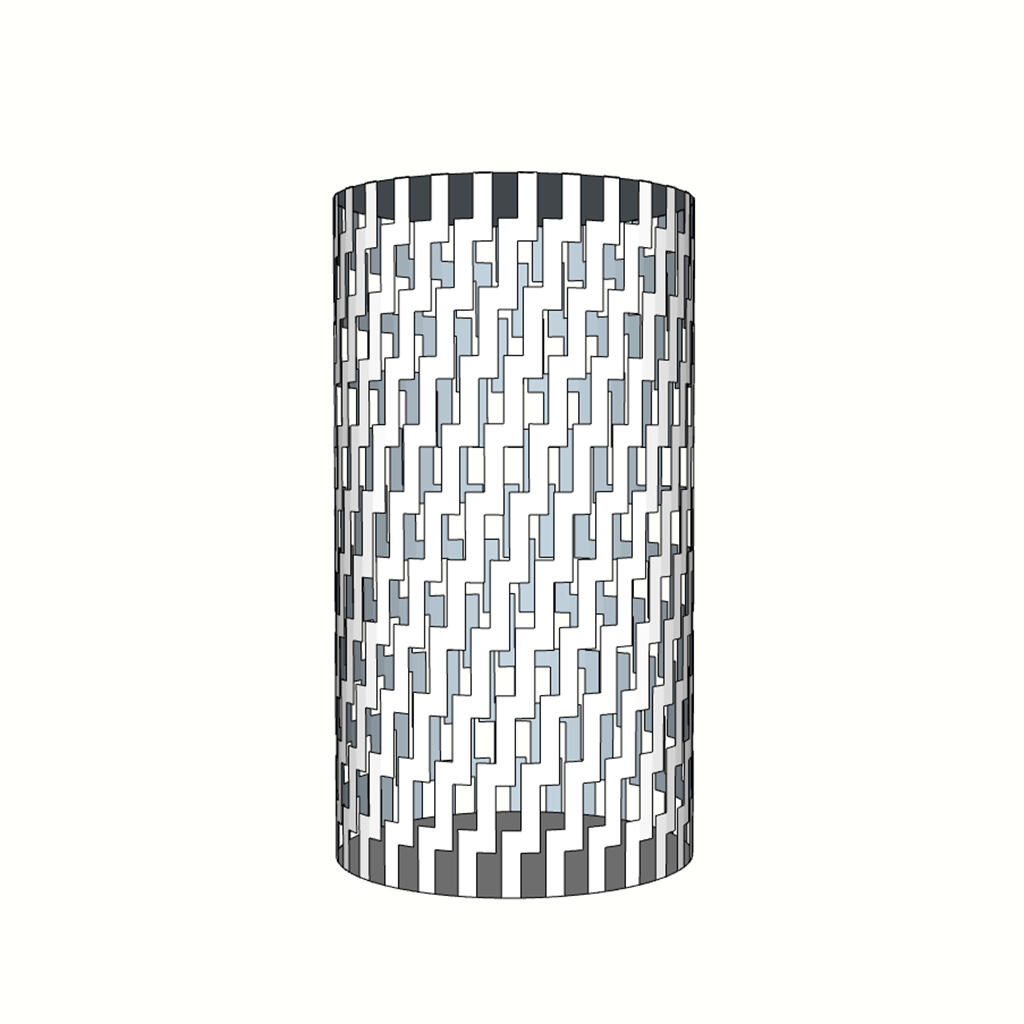 Abstract dark-mode graphic of a network of thin geometric lines transitioning into a set of simple vertical shapes, suggesting modulation and emerging structure.